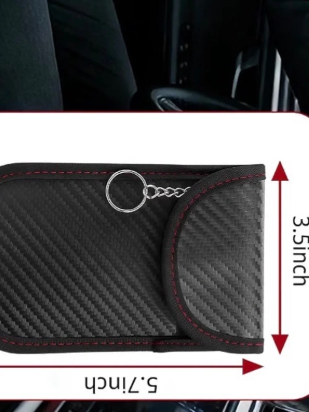 NEW! Binazon 2-Pack Faraday Key Fob Protector RFID Signal Blocking Bags